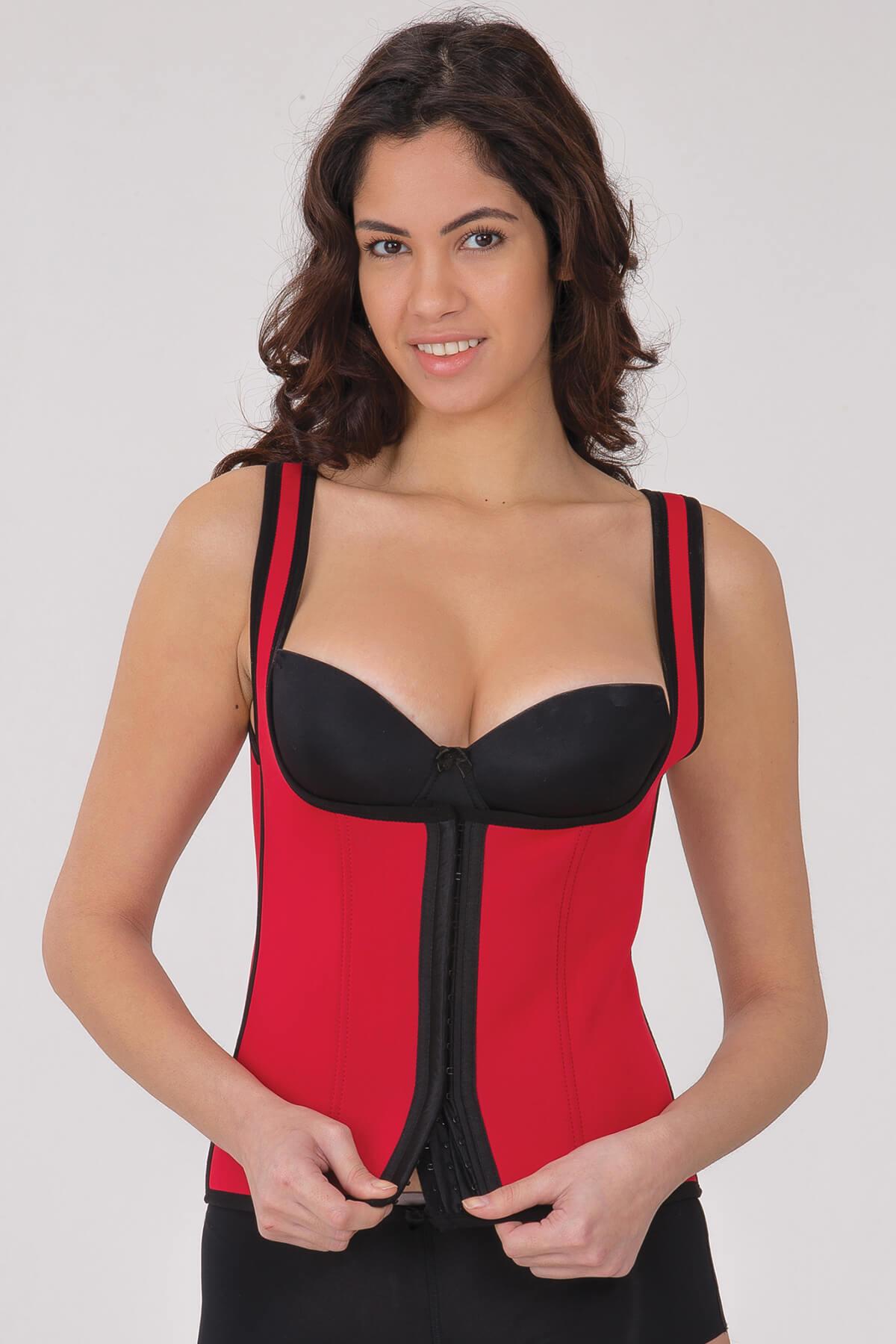 Standart Emay 9173 Agraflı Göğsü Açık Atlet Korse
